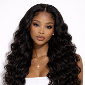 HD LACE WAVY TEXTURE FRONTAL WIG