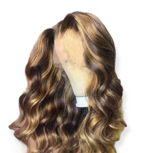 HIGHLIGHT BODY WAVE LACE FRONTAL WIG