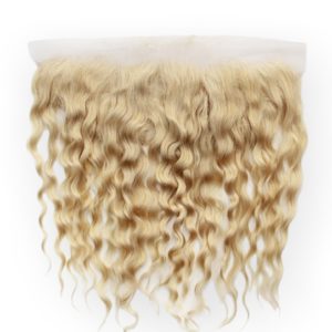 13x6 PLATINUM BLONDE CURLY(CURL & KINKY CURLY) LACE FRONTAL