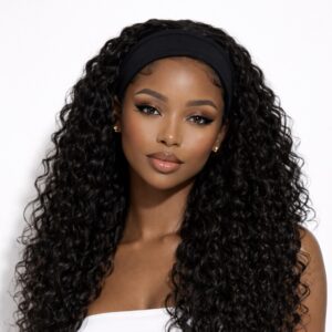 CURLY TEXTURE HEADBAND WIG