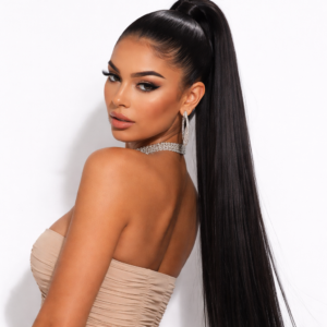 STRAIGHT CLIP IN PONYTAIL