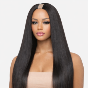 STRAIGHT U-PART WIG