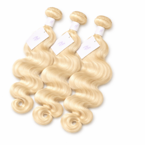 PLATINUM BLONDE BODY WAVE THREE BUNDLES DEAL
