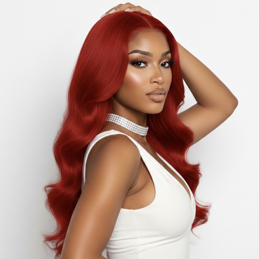 CUSTOM COLOR LACE FRONTAL WIG - Image 4