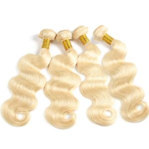 PLATINUM BLONDE BODY WAVE FOUR BUNDLES DEAL
