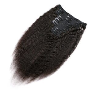 SINGLE KINKY/YAKI STRAIGHT CLIP IN HAIR EXTENSIONS
