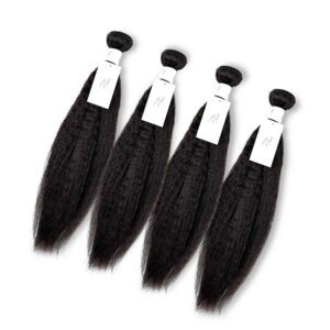 KINKY TEXTURE(KINKY STRAIGHT & KINKY CURLY)FOUR BUNDLES DEAL
